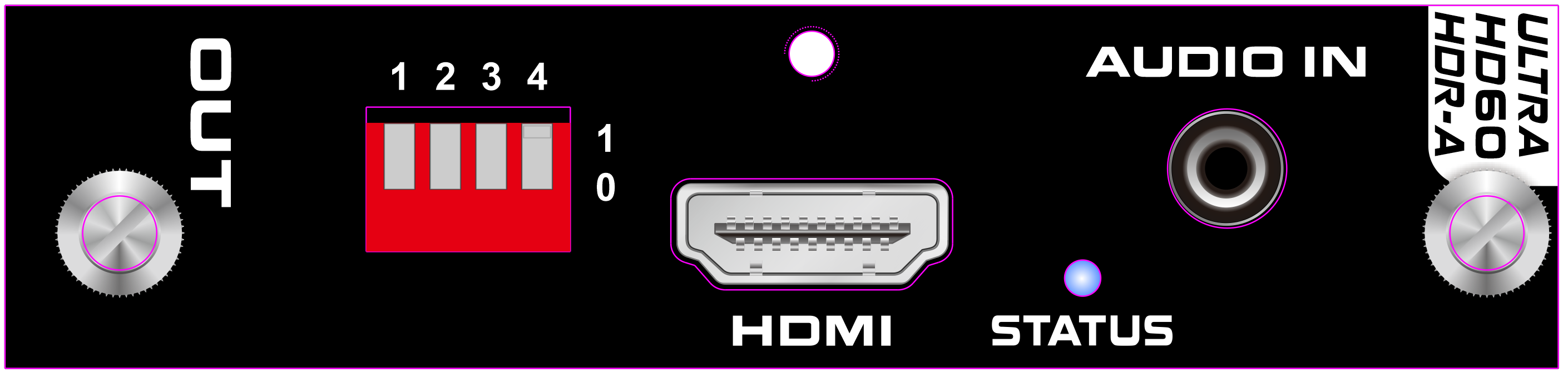 4K60 HDMI直通输出板卡（2）